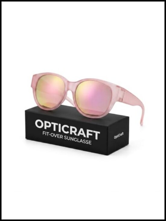 Polarized UV400 Fit Over Sunglasses Round Oversized Unisex Lightweight main image 4